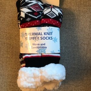 💥Sherpa lined thermal slipper socks